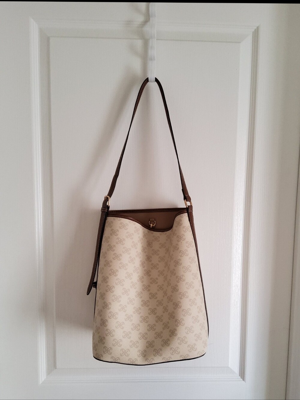 H&M Beige Pattern Shoulder Bag - Picture 2 of 3